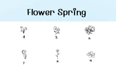 Flower Spring by Ketsarin — Dingbats Font — thumbnail 4