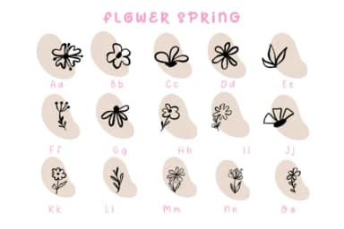 Flower Spring by Pui Art — Dingbats Font — thumbnail 6