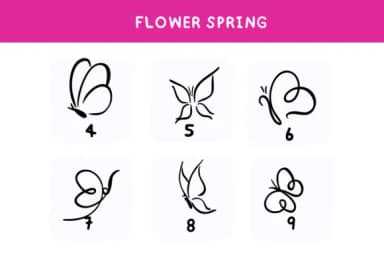 Flower Spring by Bee piyanuch — Dingbats Font — thumbnail 4