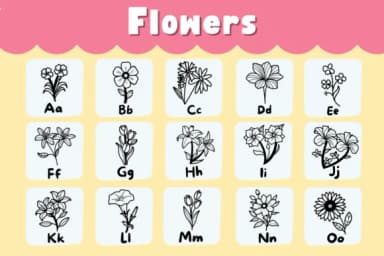 Flowers by Natchuta — Dingbats Font — thumbnail 2
