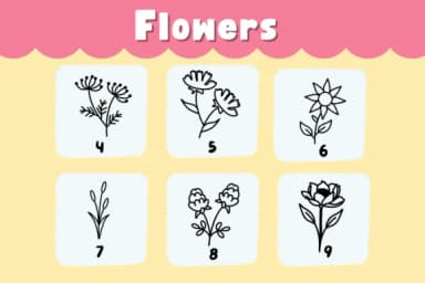 Flowers by Natchuta — Dingbats Font — thumbnail 4