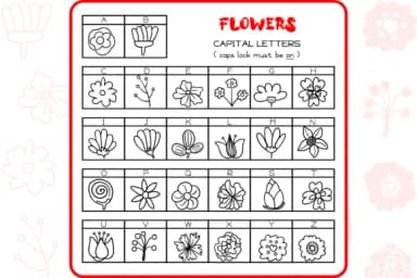 Flowers by WADLEN — Dingbats Font — thumbnail 2