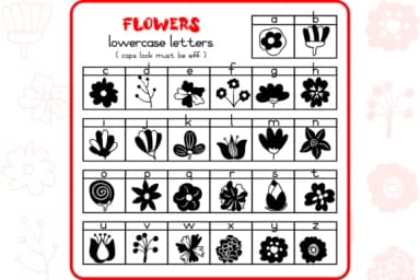 Flowers by WADLEN — Dingbats Font — thumbnail 3