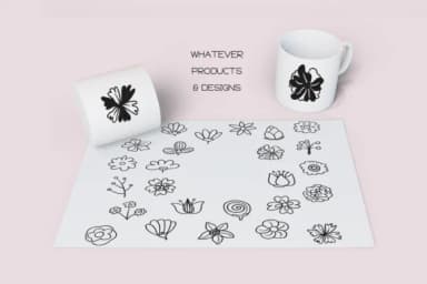 Flowers by WADLEN — Dingbats Font — thumbnail 6