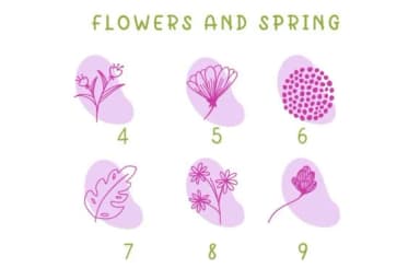 Flowers and Spring by Pui Art — Dingbats Font — thumbnail 4