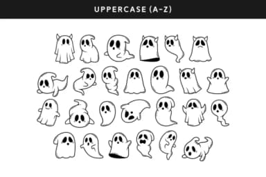 Fly Ghost by Situjuh — Dingbats Font — thumbnail 4