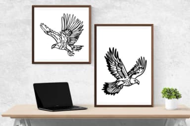 Flying Eagle by Nongyao — Dingbats Font — thumbnail 6