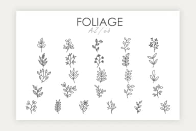 Foliage by Letterayu — Dingbats Font — thumbnail 2