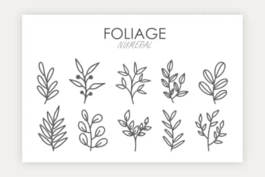 Foliage by Letterayu — Dingbats Font — thumbnail 3