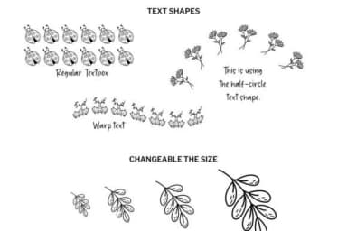 Folk Forest by digitalplannerland — Dingbats Font — thumbnail 5