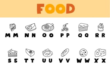 Food by Chonada — Dingbats Font — thumbnail 3
