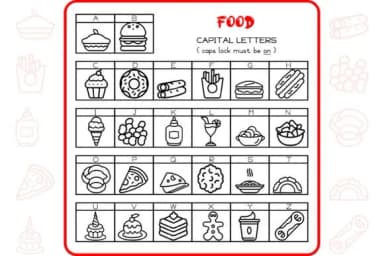 Food Alphabet by WADLEN — Dingbats Font — thumbnail 2