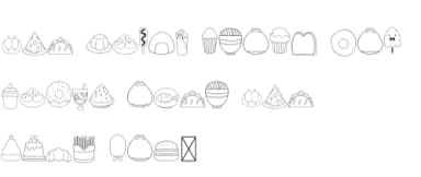 Food Diary by danita.kukkai — Dingbats Font — thumbnail 6