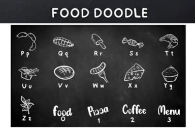 Food Doodle by Bee piyanuch — Dingbats Font — thumbnail 8