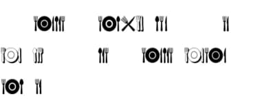 Food Icons by vladimirnikolic — Dingbats Font — thumbnail 5