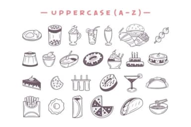 Foodia by Dito (7NTypes) — Dingbats Font — thumbnail 2