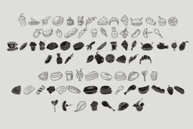 Foodies by edywiyonopp — Dingbats Font — thumbnail 2
