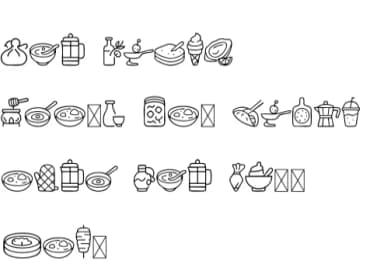 Foodiesnacksdoodle by creativetacos — Dingbats Font — thumbnail 5