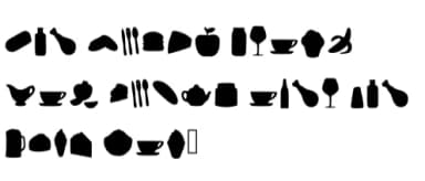 Foods by GraphicsBam Fonts — Dingbats Font — thumbnail 4