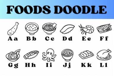 Foods Doodle by Chonada — Dingbats Font — thumbnail 2