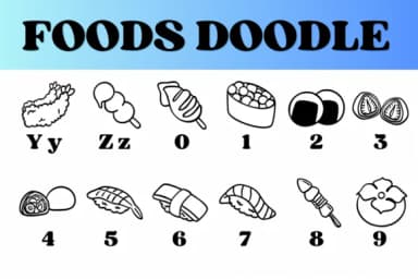 Foods Doodle by Chonada — Dingbats Font — thumbnail 4