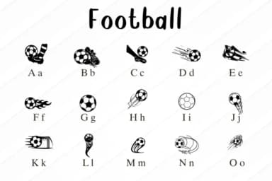 Football by Nongyao — Dingbats Font — thumbnail 2