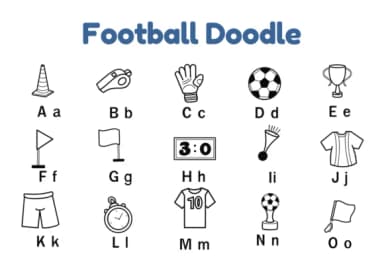 Football Doodle by Nun Sukhwan — Dingbats Font — thumbnail 2