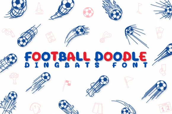 Football Doodle by Chonada — Dingbats Font