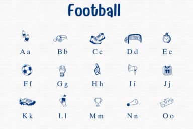 Football Doodle by Sontaya — Dingbats Font — thumbnail 2