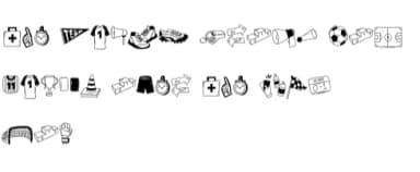 Football Doodle by Sontaya — Dingbats Font — thumbnail 8