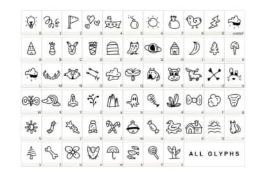 Forest by YandiDesigns — Dingbats Font — thumbnail 2