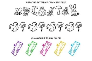 Forest Doodle by digitalplannerland — Dingbats Font — thumbnail 3