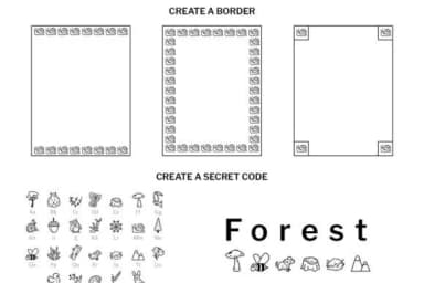 Forest Doodle by digitalplannerland — Dingbats Font — thumbnail 6