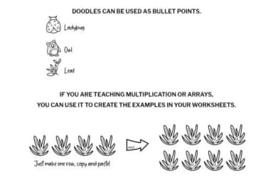 Forest Doodle by digitalplannerland — Dingbats Font — thumbnail 7