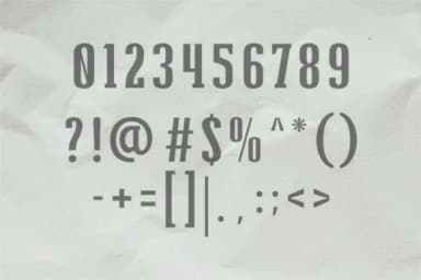 Fortress Slab by havinkpen — Slab Serif Font — thumbnail 3