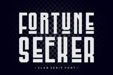 Fortune Seeker by Wankriss — Slab Serif Font — thumbnail 1