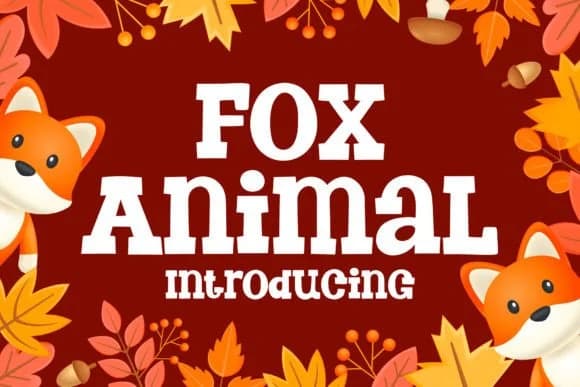 Fox Animal by Fox7 — Slab Serif Font