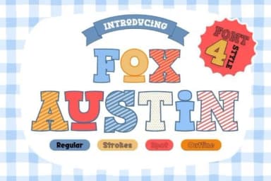 Fox Austin by Fox7 — Slab Serif Font — thumbnail 1