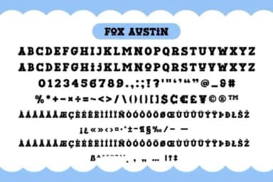 Fox Austin by Fox7 — Slab Serif Font — thumbnail 6