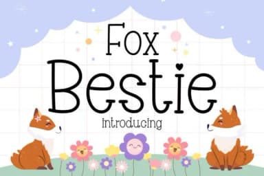 Fox Bestie by Fox7 — Slab Serif Font — thumbnail 1