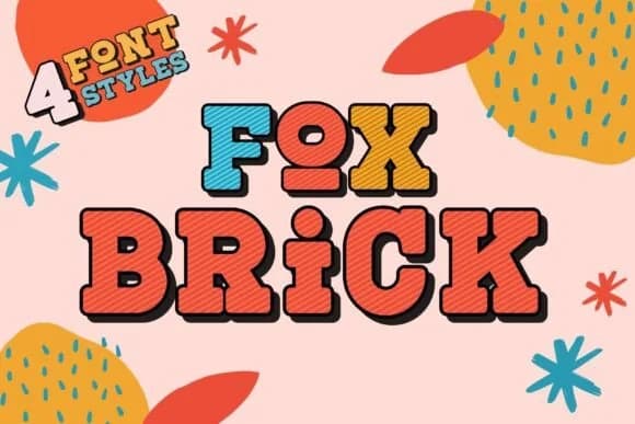 Fox Brick by Fox7 — Slab Serif Font