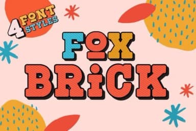 Fox Brick by Fox7 — Slab Serif Font — thumbnail 1