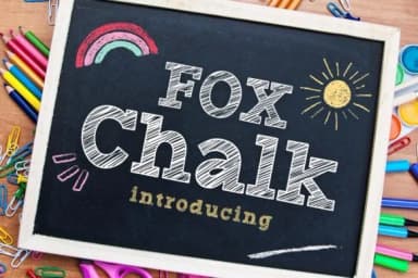 Fox Chalk by Fox7 — Slab Serif Font — thumbnail 1