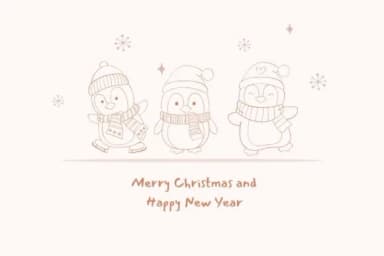 Fox Christmas Doodle by Fox7 — Dingbats Font — thumbnail 6