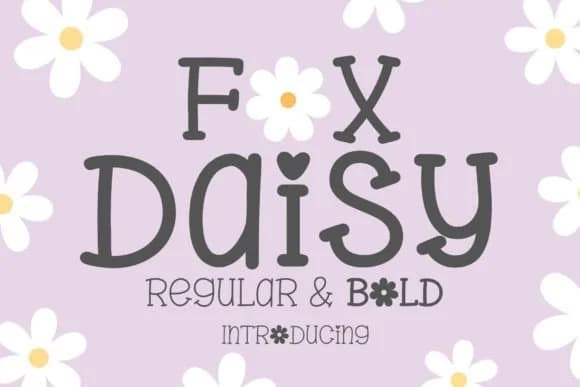 Fox Daisy by Fox7 — Slab Serif Font