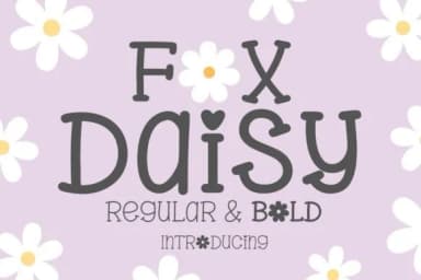 Fox Daisy by Fox7 — Slab Serif Font — thumbnail 1