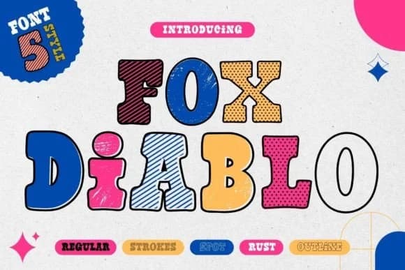 Fox Diablo by Fox7 — Slab Serif Font