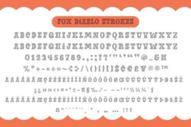 Fox Diablo by Fox7 — Slab Serif Font — thumbnail 8