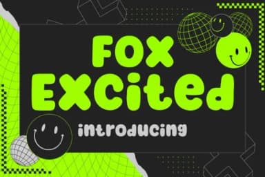 Fox Excited by Fox7 — Slab Serif Font — thumbnail 1