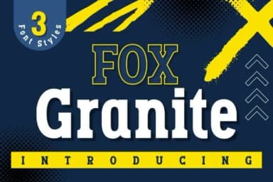 Fox Granite by Fox7 — Slab Serif Font — thumbnail 1